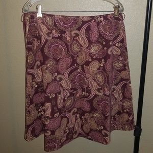 St. John's Bay corduroy skirt